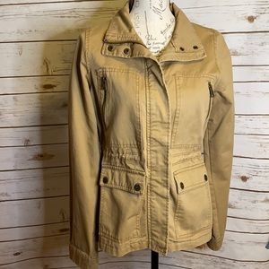Aeropostale Lightweight Beige Utility Jacket